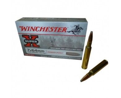 Munitions Winchester 7x64 Power-Point 162 gr 