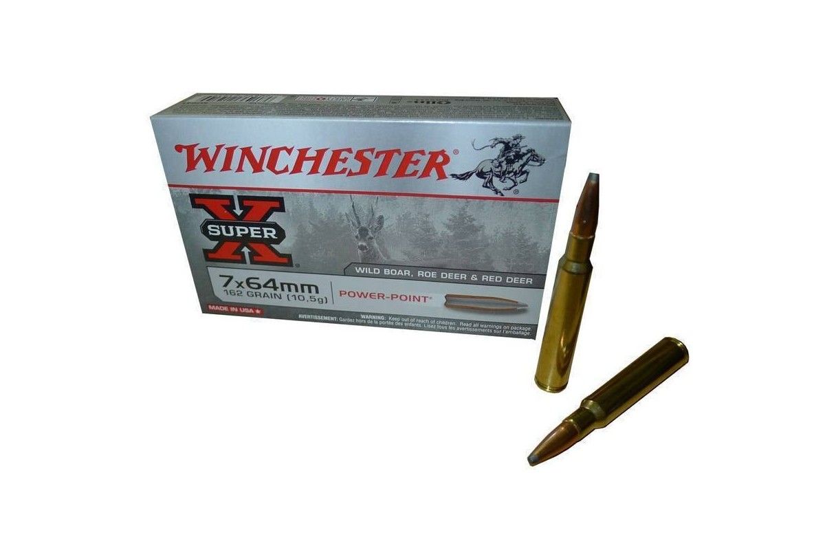 Munitions Winchester 7x64 Power-Point 162 gr Munitions Winchester 7x64 Power-Point 162 gr