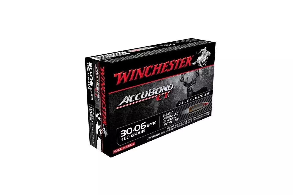 Munitions Winchester Accubond CT calibre 30-06 - 180 grs 