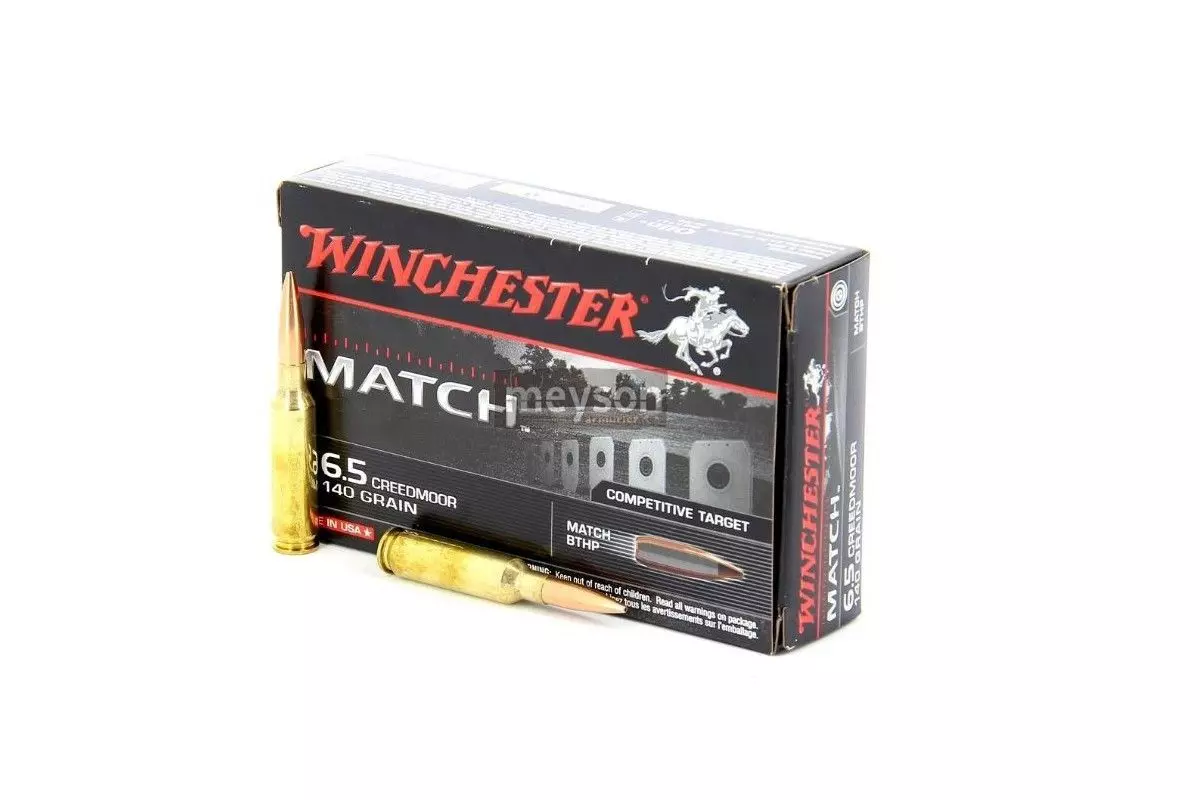 Munitions 6.5 CreedMoor 140 grs Winchester MATCH 