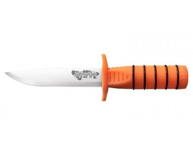 Couteau de survie COLD STEEL Survival Edge Orange Fluo 