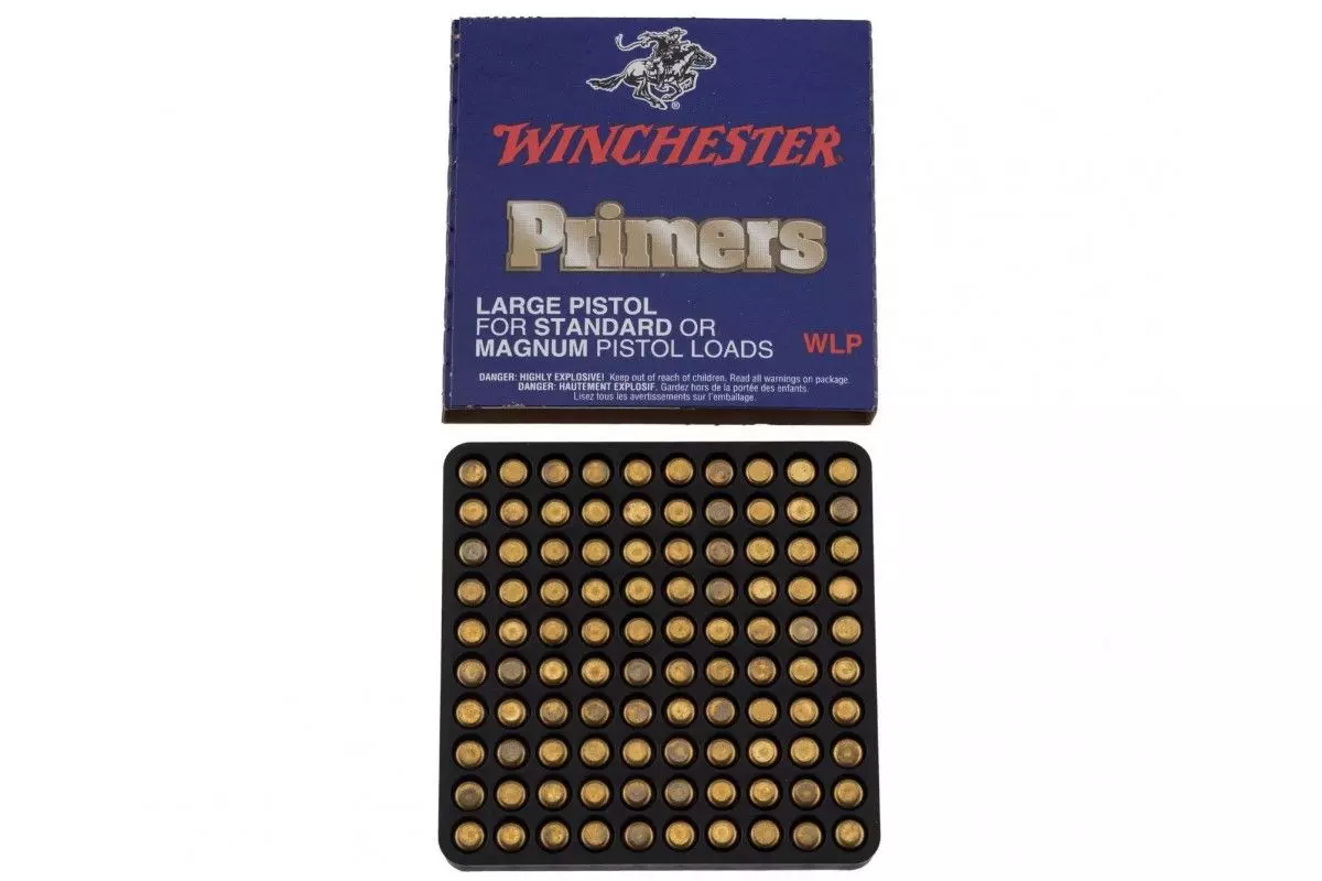 Amorces Winchester Small Pistol Magnum No.1-1/2M - 108 par 100 