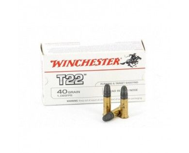 Munitions 22 LR Winchester T22 40gr / 50 