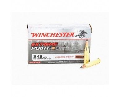Munitions Winchester Extreme Point 243 Win 95 grs 