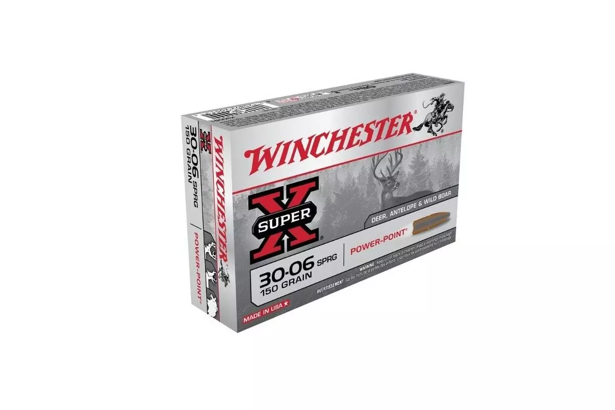 Munitions Winchester Power-Point calibre 30-06 - 150 grains 