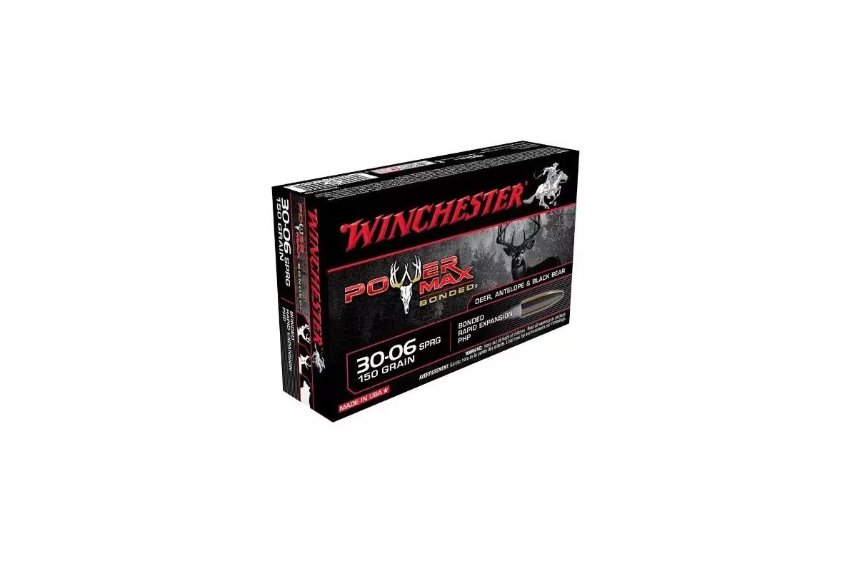 Munitions Winchester 30-06 Powermax Bonded 150 grains 