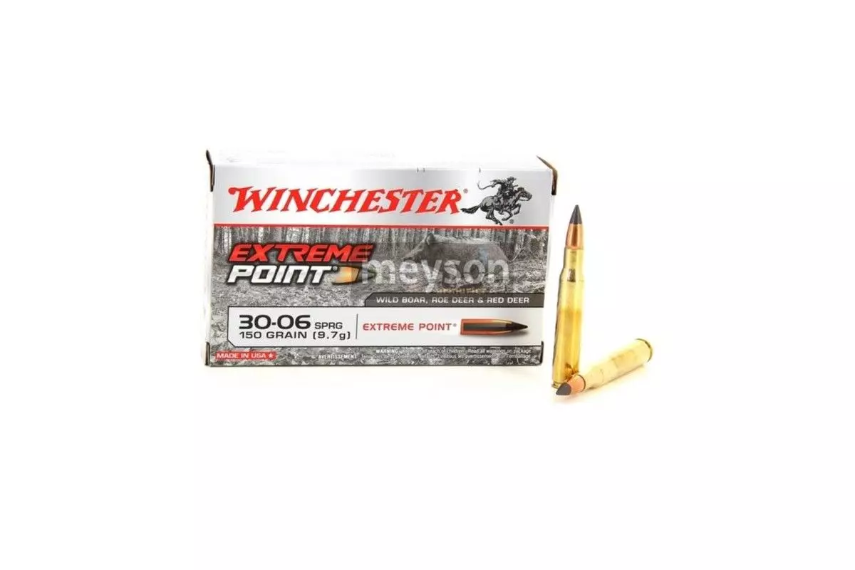 Munitions calibre 30-06 Winchester Extreme point 