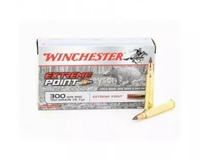 Munitions Winchester Extreme Point 300 Win Mag 150 grs 