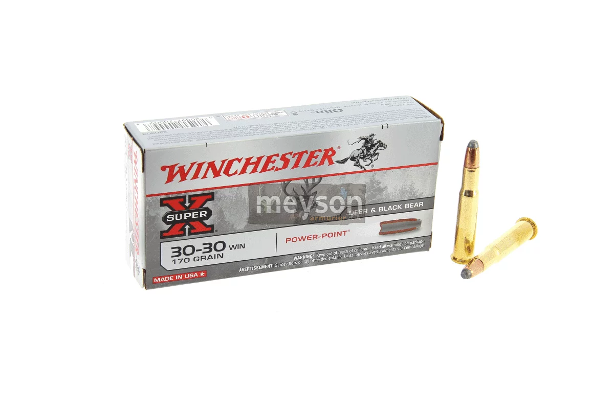 Munitions Winchester 30-30win Power-Point 170 