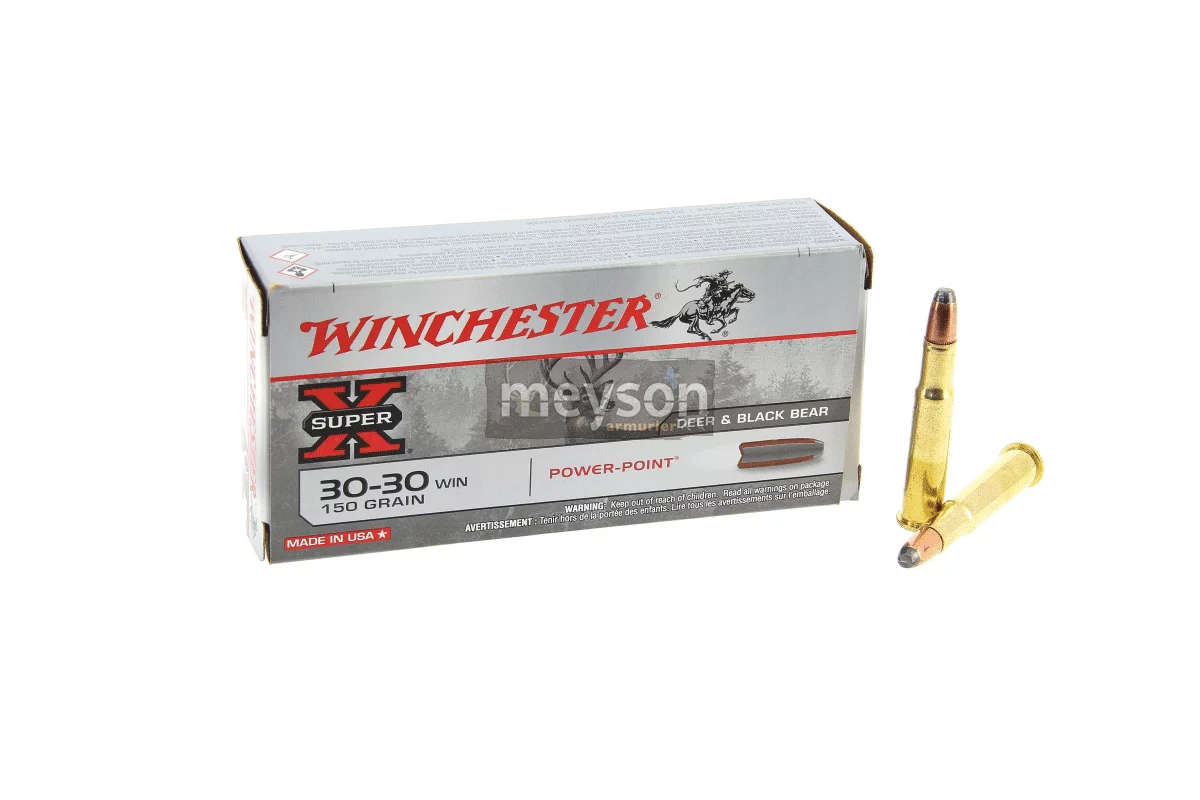 Munitions Winchester 30-30win Power-Point 150 