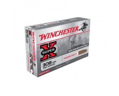 Munitions Winchester 308 Win Power Point 150 grains 