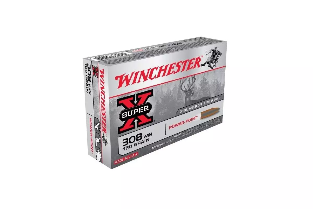Munitions Winchester 308 Win Power Point 180 grains 