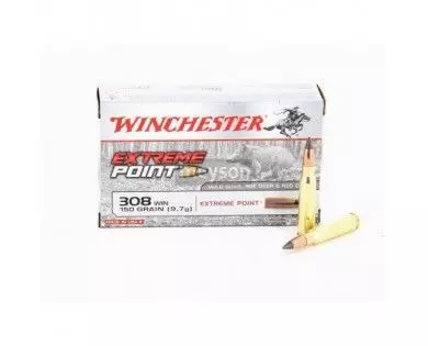 Munitions Winchester Extreme Point 308 Win 150 grs 