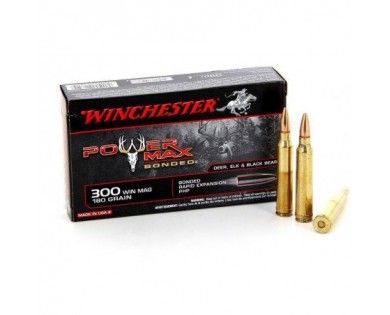 Munititions Winchester 300 Win Mag Power Max Bonded 180 Gr 