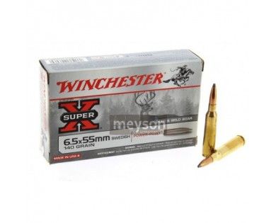 Munitions Winchester 6.5x55swd Soft Point 140 