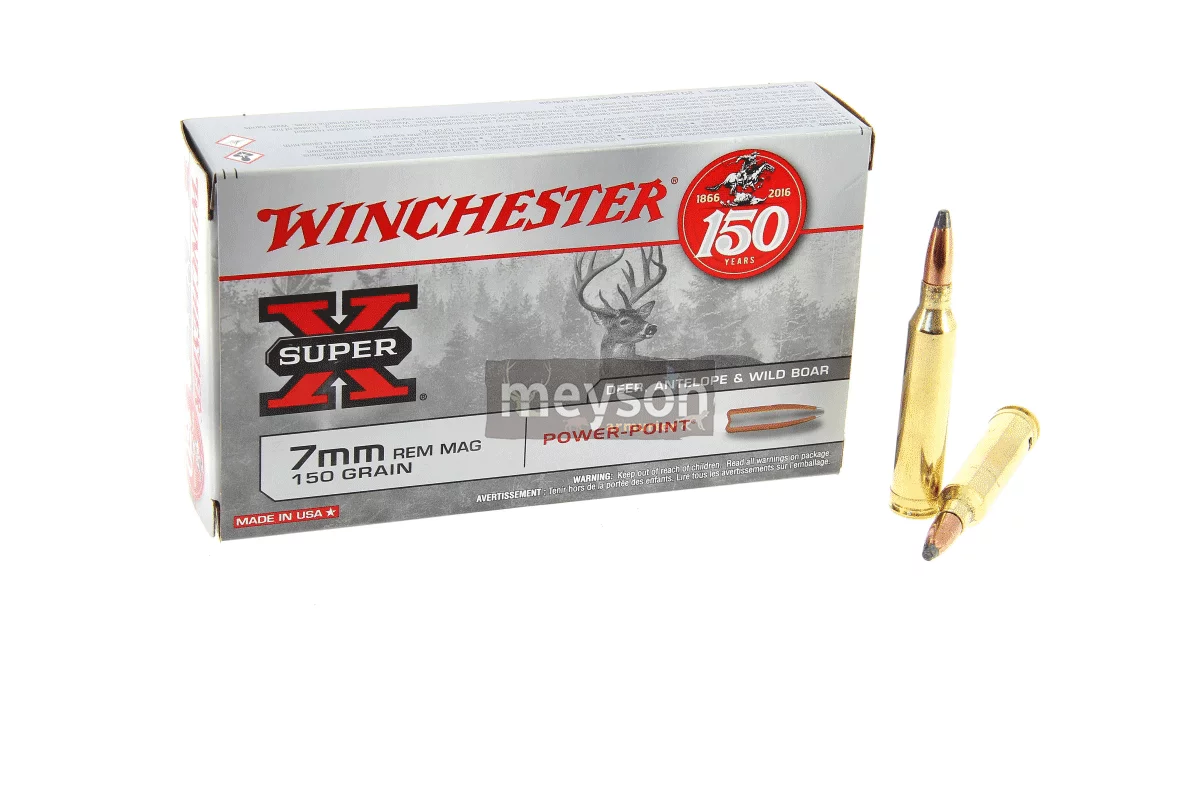 Munitions Winchester 7mm Rem Power-Point 150 