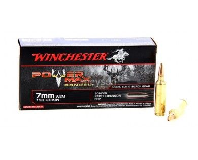 Munititions Winchester Power Max Bonded 7mm WSM Rem 150 Gr 