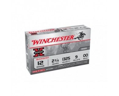 Chevrotine Winchester Super X 9 grains Calibre 12/70 