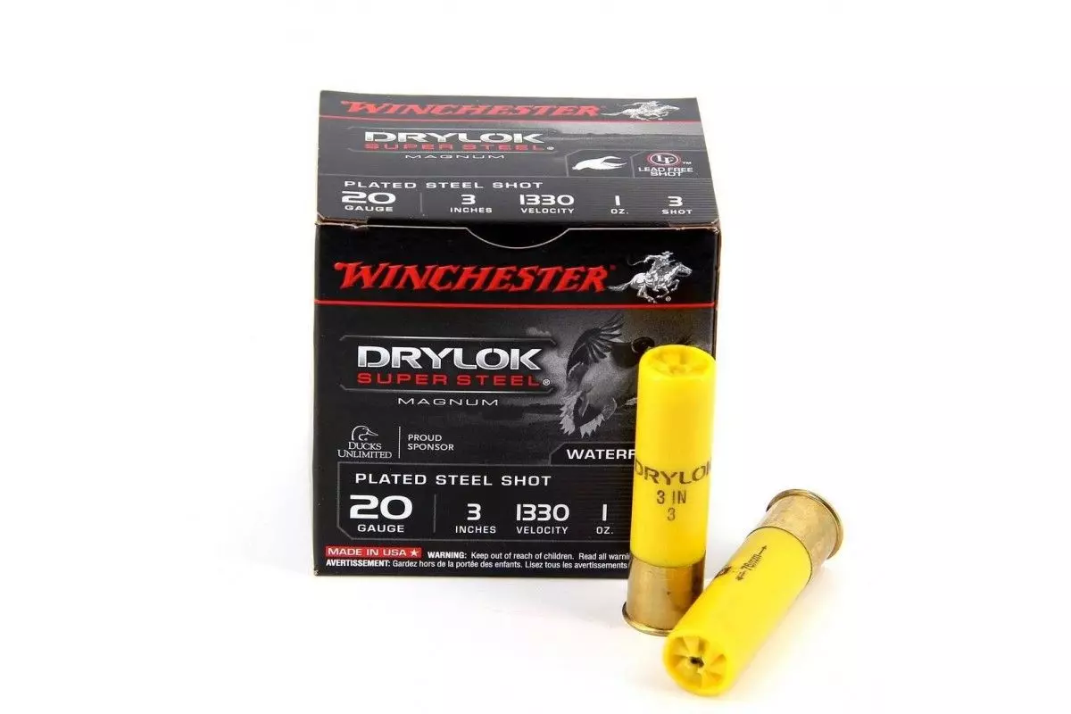 Munitions de chasse Winchester Drylok Super Steel calibre 20/76 
