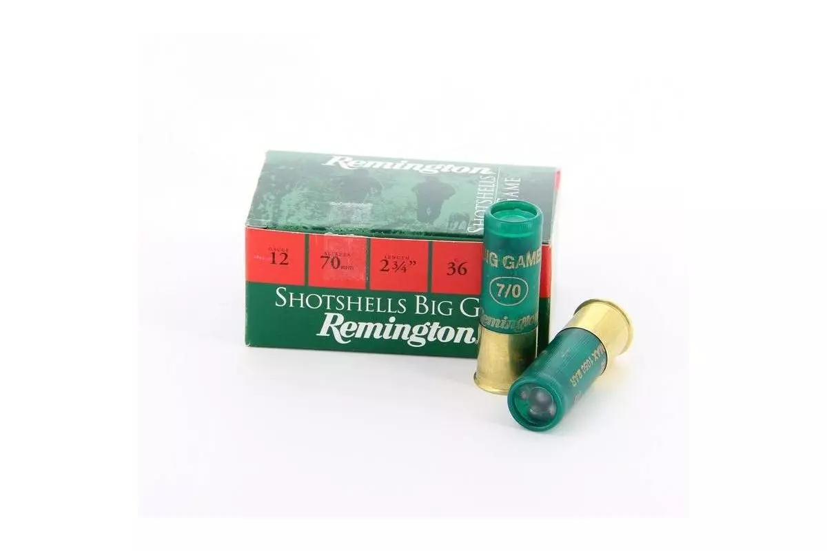 Munitions de chasse Remington Shotshells Chevrotine 25 grains 12/70 36g 