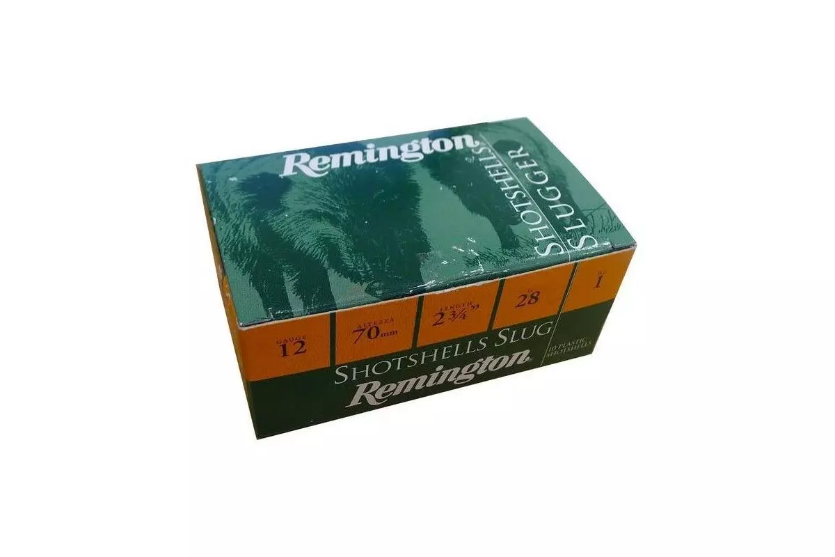 Boîte de 10 cartouches Remington SLUG 12/70 - 28,5g 