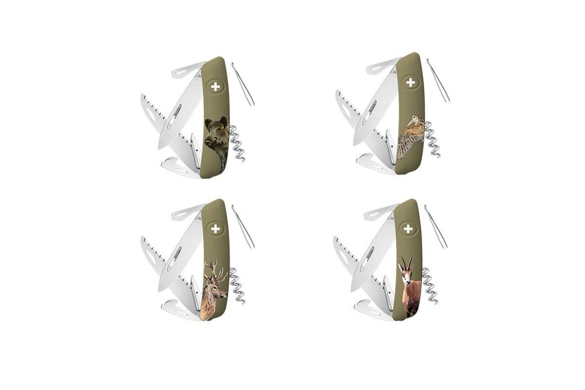 Couteaux SWIZA D05 12 Fonctions avec imprimé