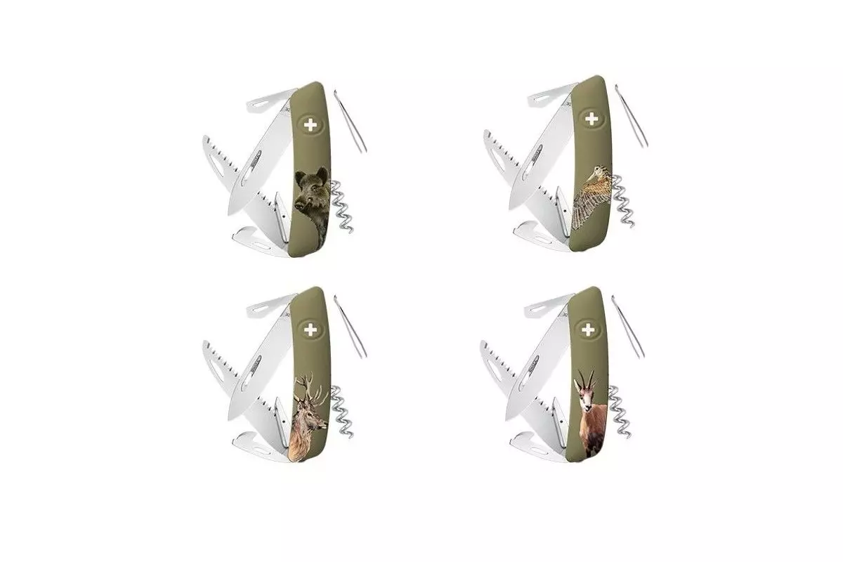Couteaux SWIZA D05 12 Fonctions avec imprimé