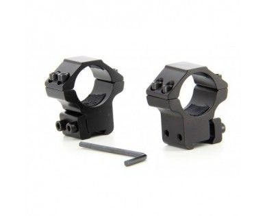 Colliers 25.4mm Medium AIR FORCE OPTICS pour rail de 11mm 