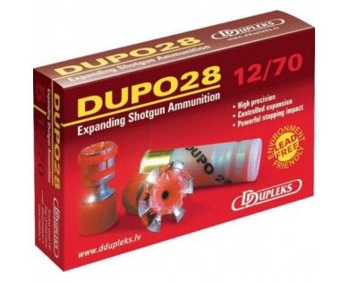Cartouches DUPO28 DDUPLEKS Expansives calibre 12/70 
