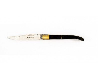 Couteau LAGUIOLE ROBERT DAVID Noir 11 cm 