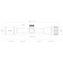 Lunette de tir Hawke VANTAGE 4x32AO mil dot 