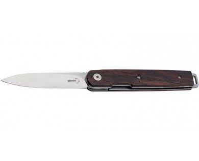 Couteau LRF Cocobolo- Lame 78mm - Manche cocobolo - Clip Böker 