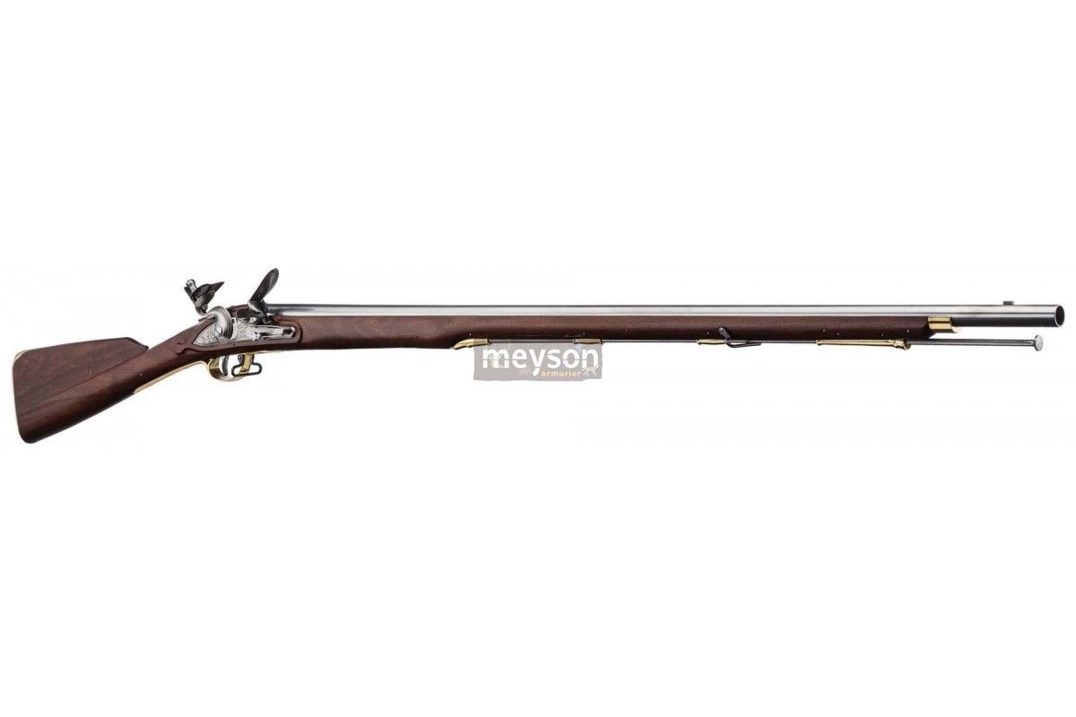 Fusil brown Bess à silex Calibre 75 Poudre Noire 