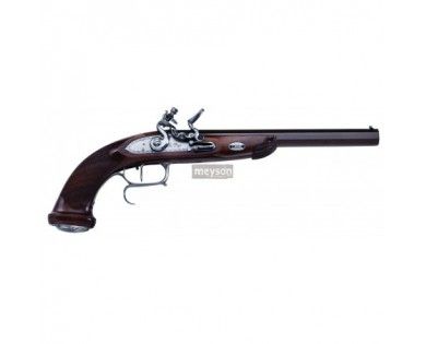 Pistolet Le Page à silex Canon lisse Calibre 45 Poudre Noire 