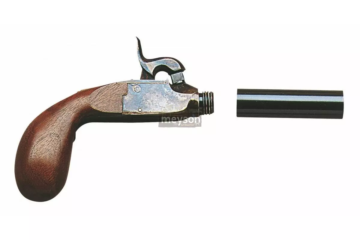 Pistolet Derringer Liegi standard Calibre 44 Poudre Noire 