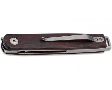 Couteau LRF Cocobolo- Lame 78mm - Manche cocobolo - Clip Böker 