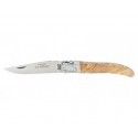 Couteau LE SELECT ROBERT DAVID Bois Lame de 90mm 
