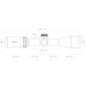 Lunette de tir Hawke VANTAGE 3-9X40 mil dot 