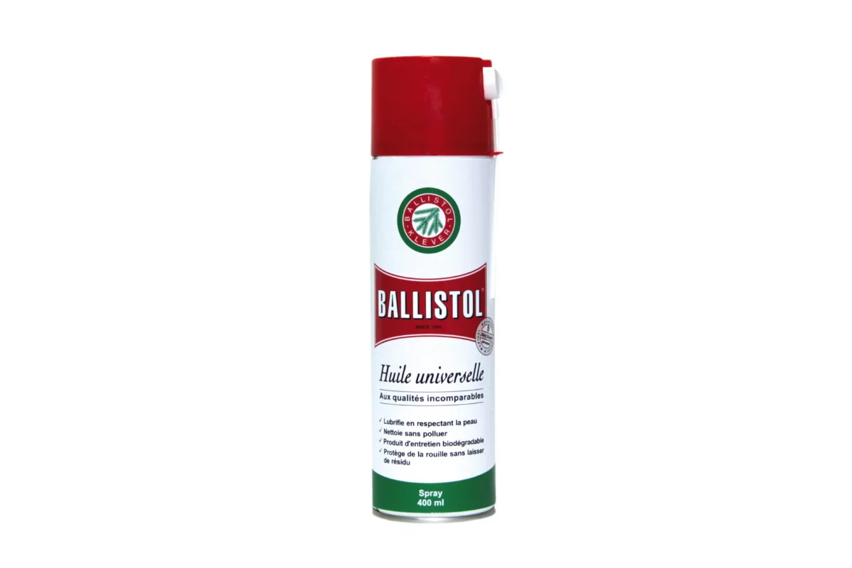 Aérosol huile universelle 400 ml. Ballistol 