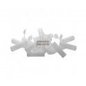 Boîte de 15 dosettes à poudre en plastique 