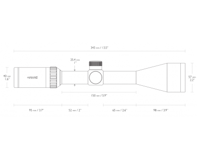 Lunette de tir Hawke VANTAGE 3-9X50 duplex 