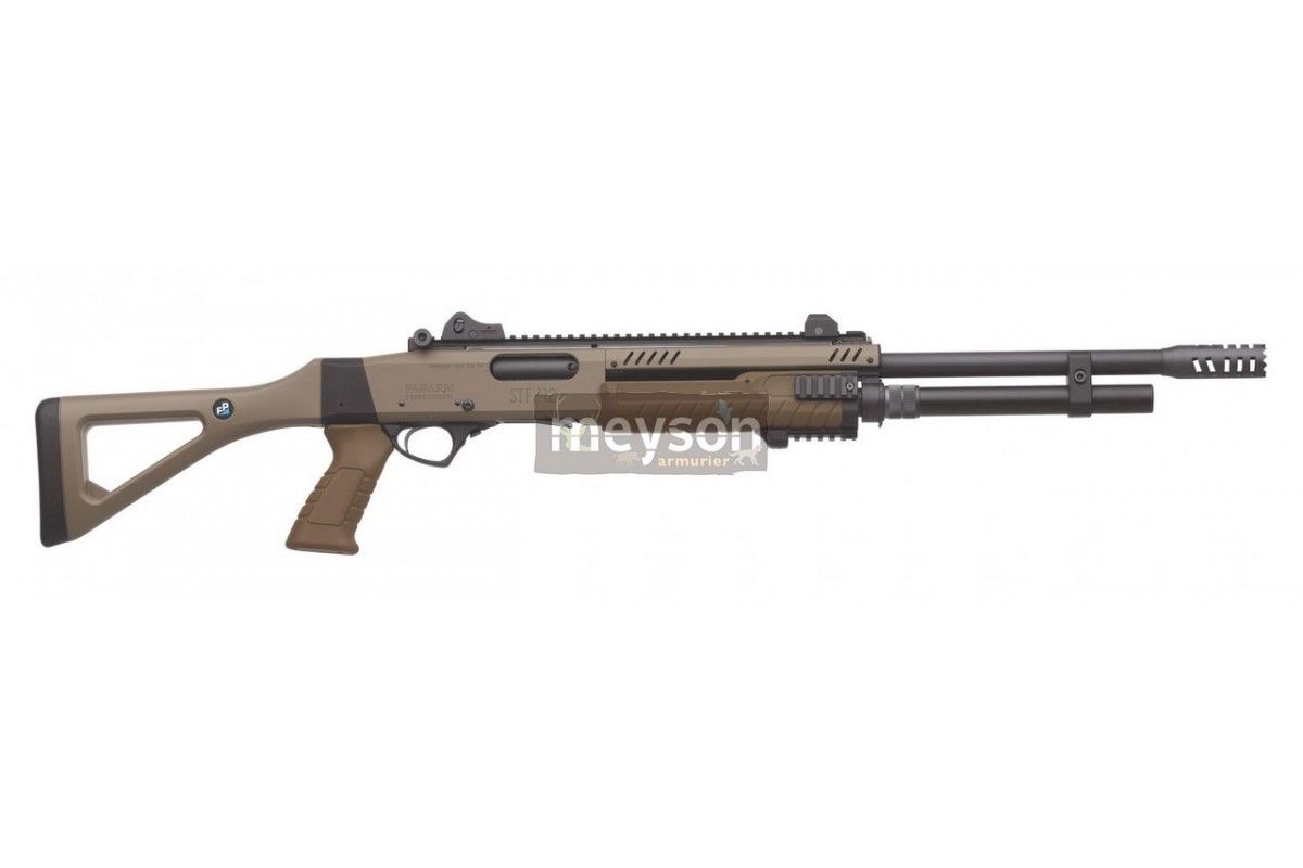Fusil à pompe Fabarm STF Pistolgrip Canon de 61 cm TAN Fusil à pompe Fabarm STF Pistolgrip Canon de 61 cm TAN