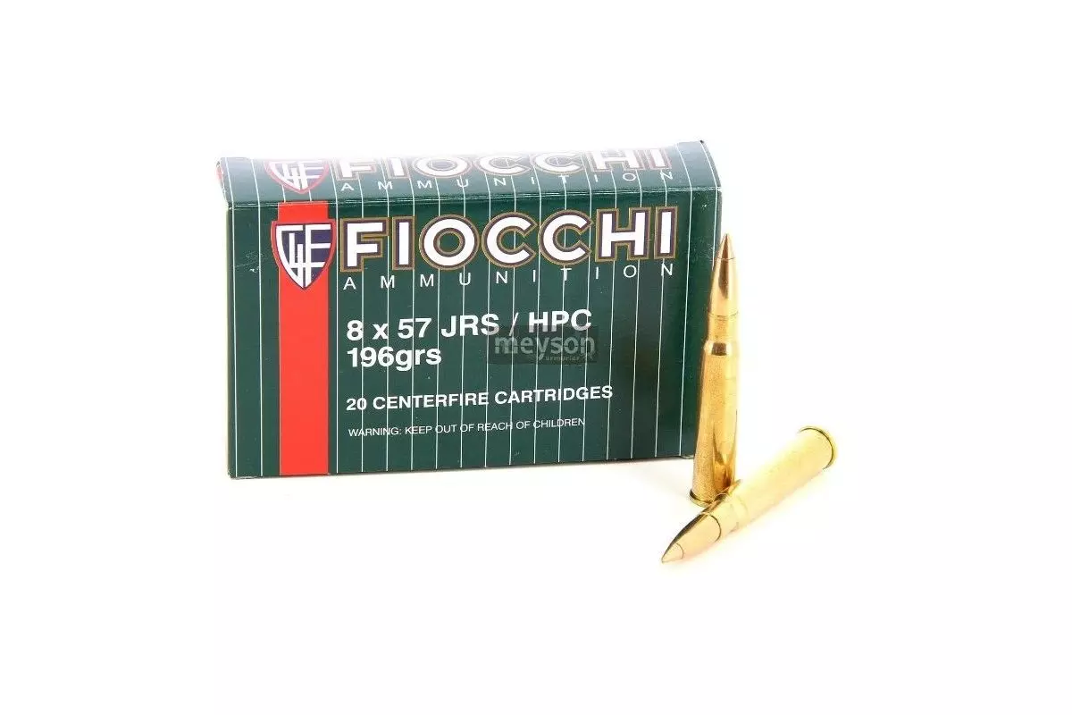 Munitions Fiocchi 8x57 JRS HPC 196 Grains 