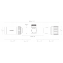 Lunette de tir polyvalente Hawke VANTAGE 2-7x32 MIL DOT 