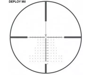 Lunette de visée Bushnell Nitro 3-12x44 réticule Deploy Mil FFP 
