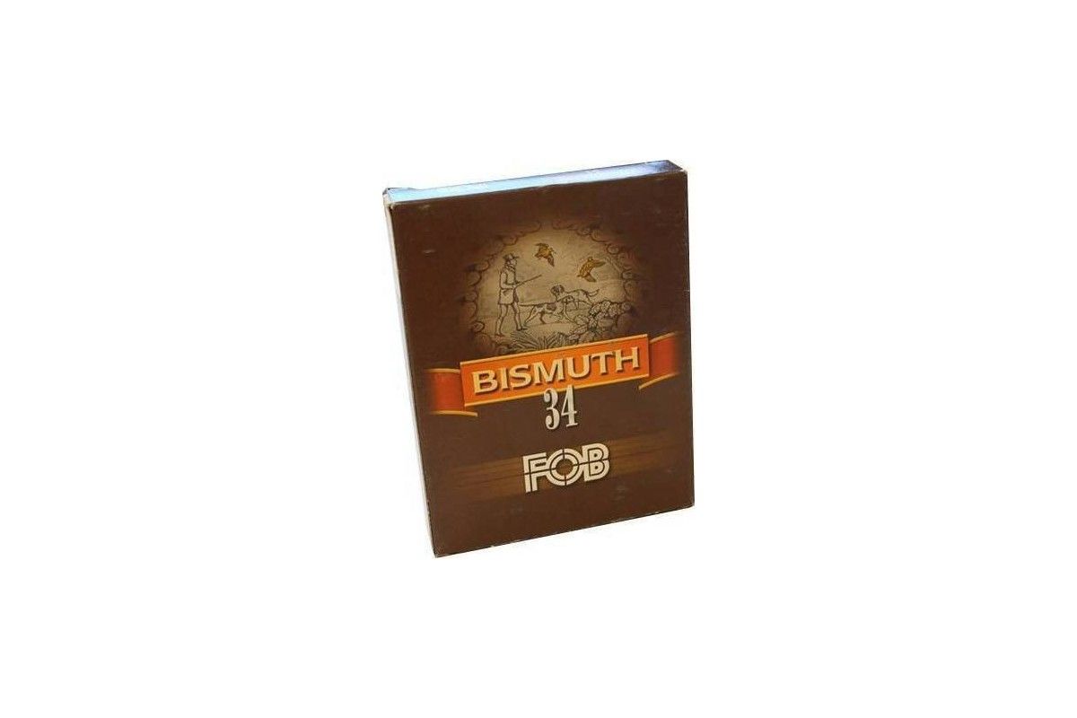 Cartouches de chasse FOB BISMUTH 34 Grammes Bourre Grasse Calibre 12