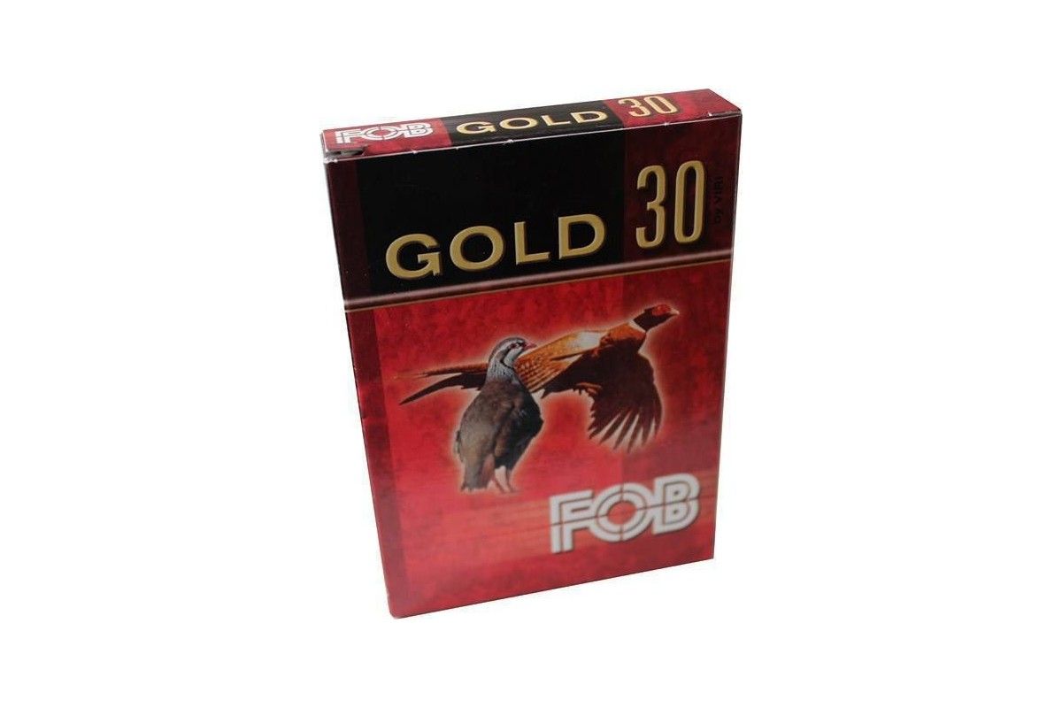 Cartouches de chasse FOB Bourre A JUPE GOLD 30 Grammes Calibre 20