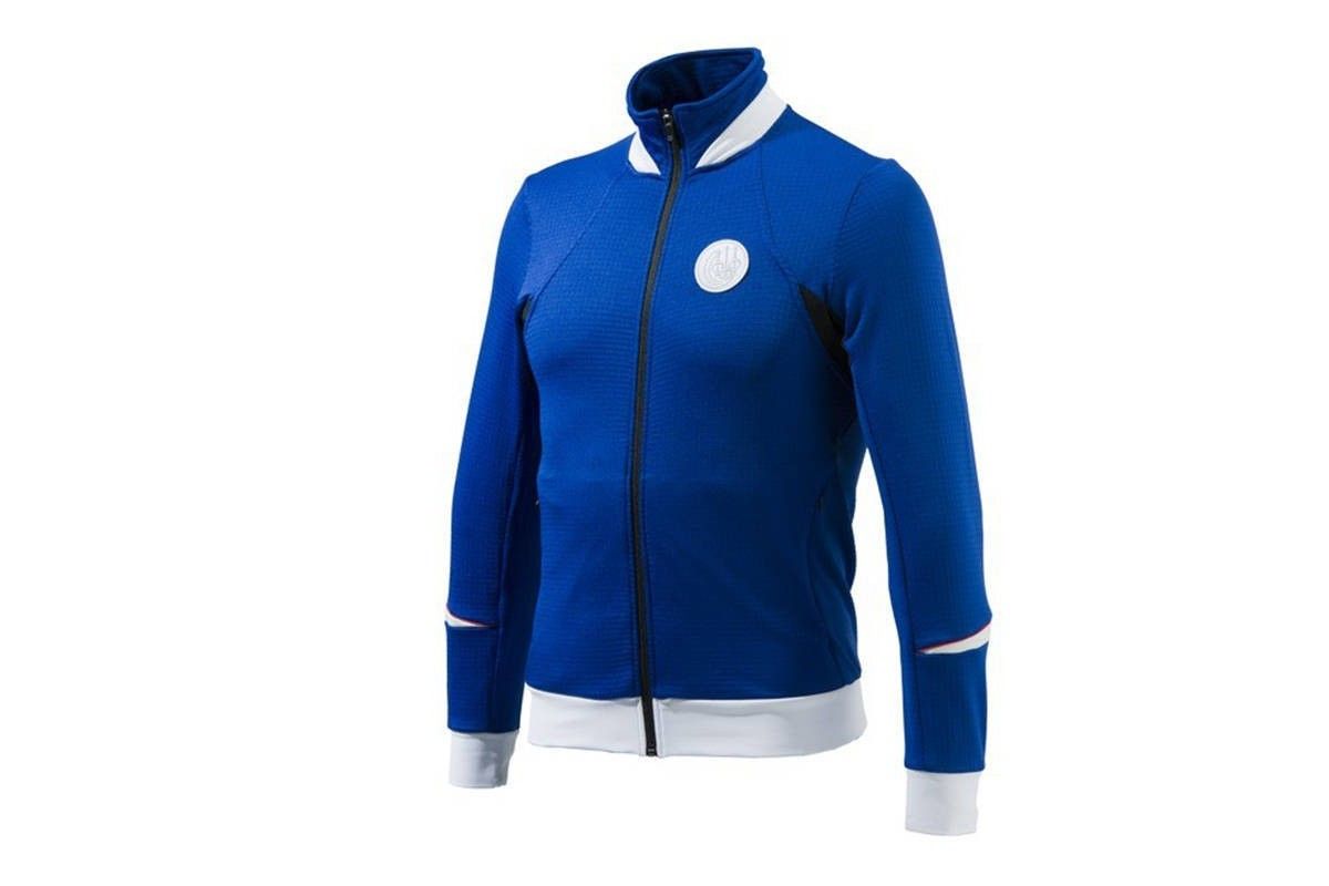 MAN'S Shooting fleece bleue