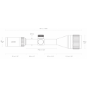 Lunette de tir Hawke VANTAGE 3-9X50 AO mil dot centre 