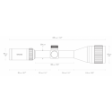 Lunette de tir Hawke VANTAGE 4-12x50AO mil dot centre 
